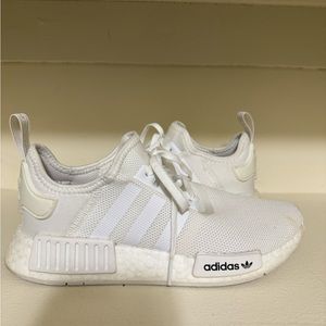 Adidas NMD R1 Triple White Used Men 6/Women 7.5